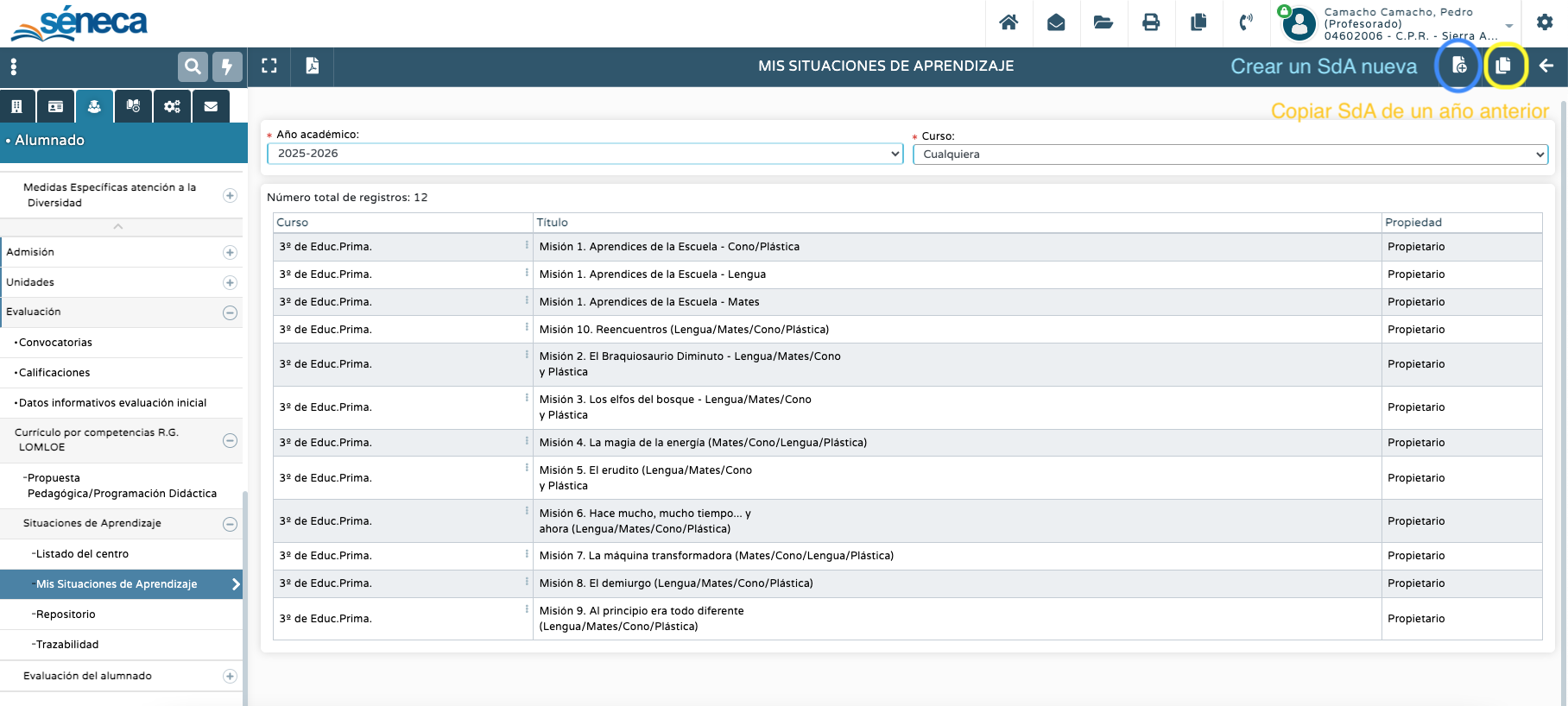 Traspaso al cuaderno I
